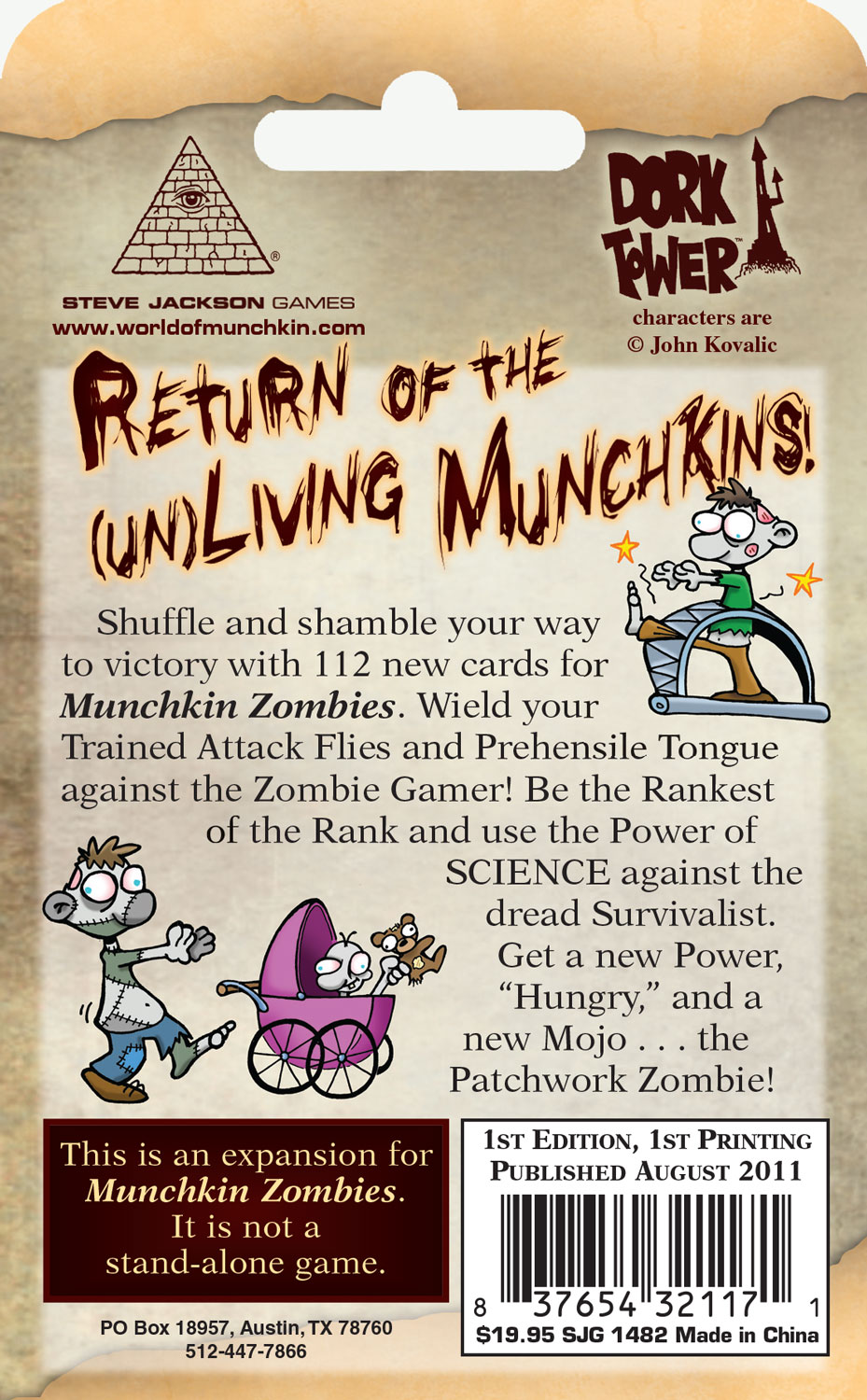 Munchkin : Zombies - 2 Armed and Dangerous Expansion